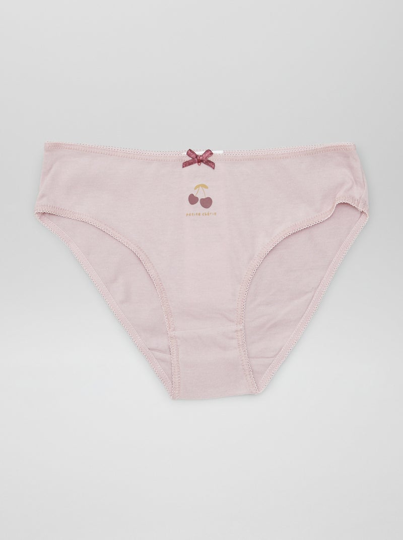 Pack of 7 panties WHITE - Kiabi