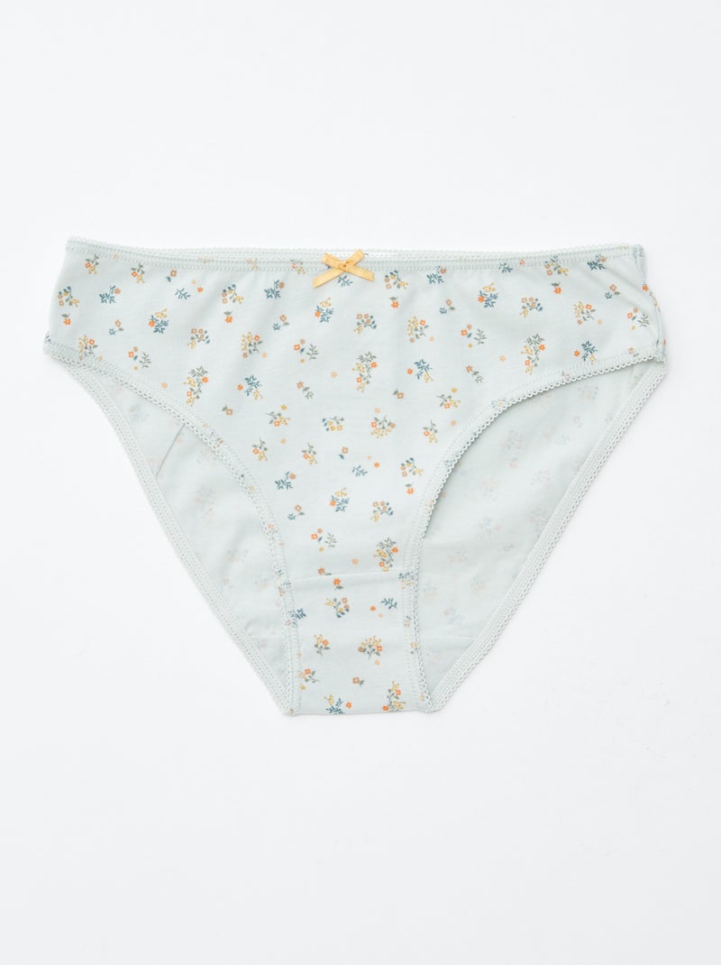 Pack of 7 panties Yellow - Kiabi