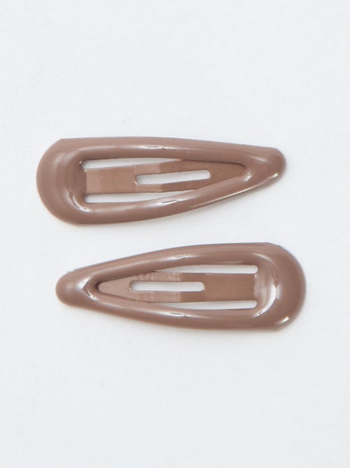 Pack of 8 mini snap hair slides - Kiabi