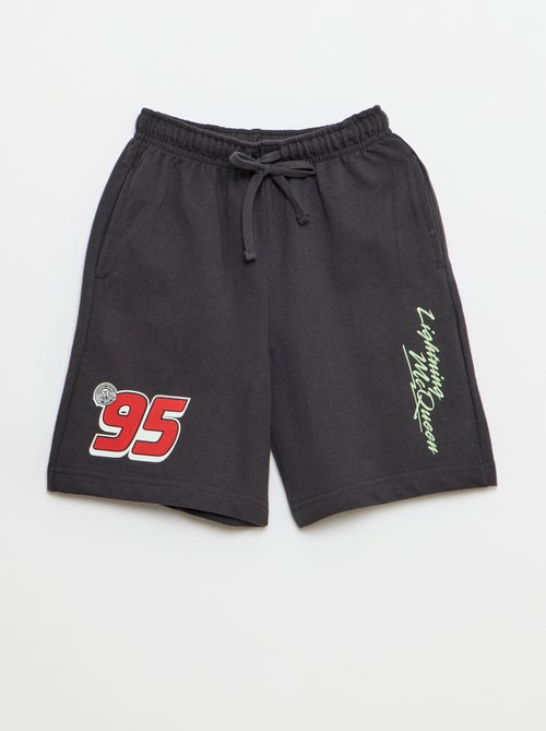 Pack of 'Cars' Fleece Bermuda Shorts - Kiabi