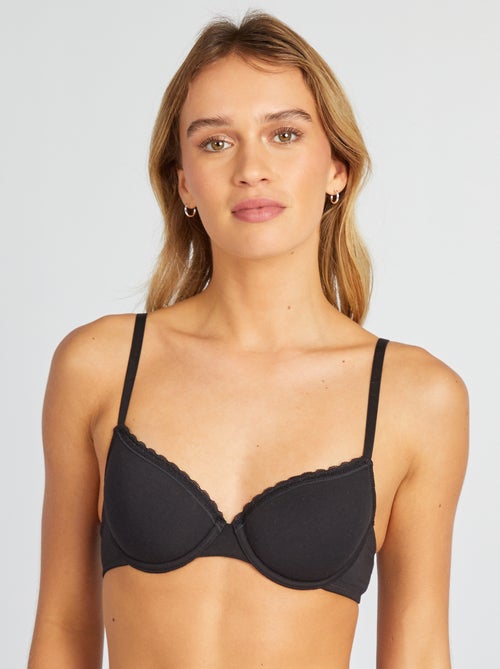 Padded Cotton Bra - Kiabi