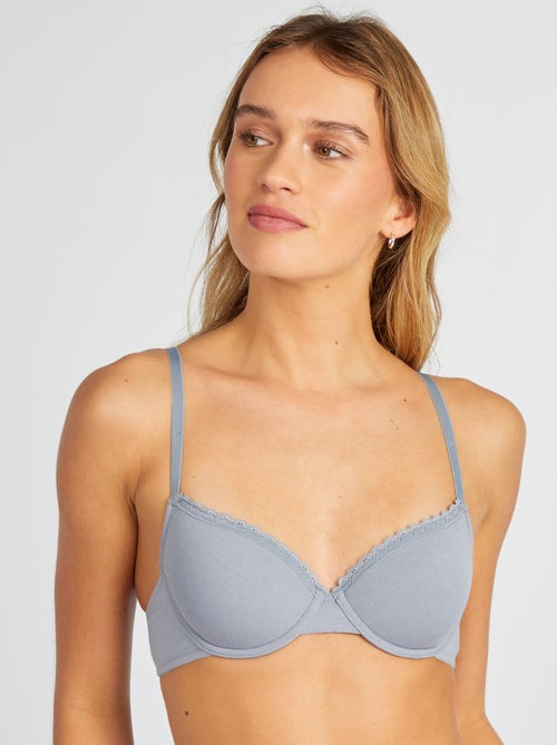 Padded Cotton Bra - Kiabi