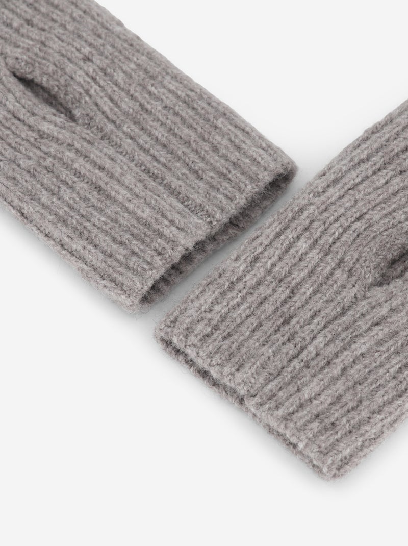 Paio di guanti senza dita con polsino Beige - Kiabi