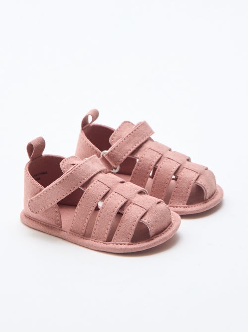 Pair of sandals with hook and loop fasteners - Kiabi