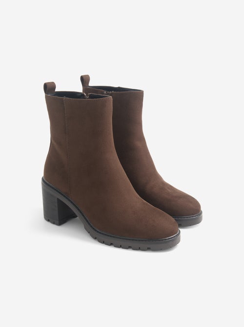 Paire de boots à talon - Kiabi
