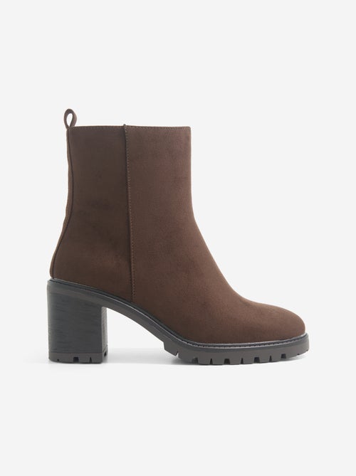 Paire de boots à talon - Kiabi