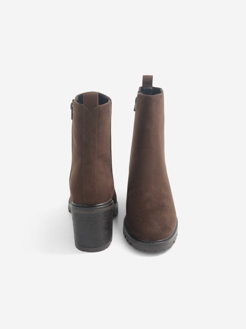 Paire de boots à talon - Kiabi