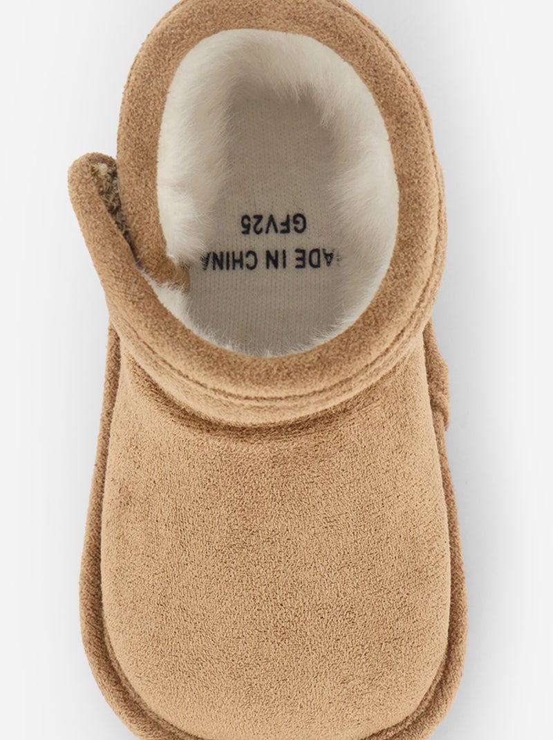Paire de boots fourrées Marron - Kiabi