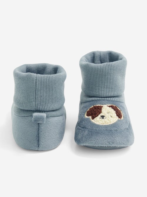 Paire de chaussons avec chaussette montante - Kiabi Paire de chaussons avec chaussette montante - Kiabi