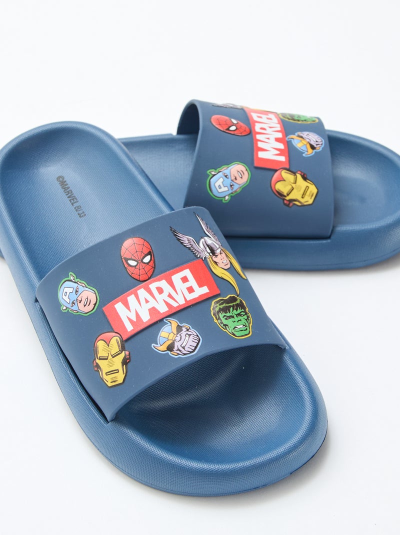 Paire de mules animées 'Marvel' 'Avengers' Noir - Kiabi