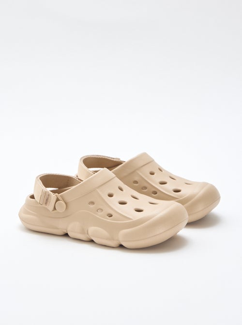 Paire de mules de plage fermées - Kiabi