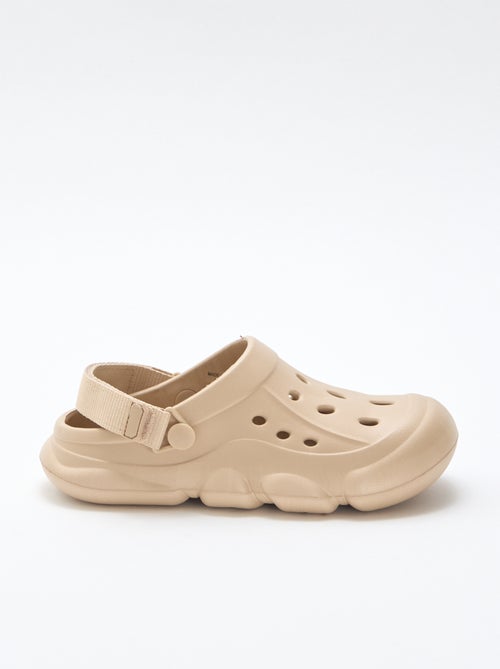 Paire de mules de plage fermées - Kiabi