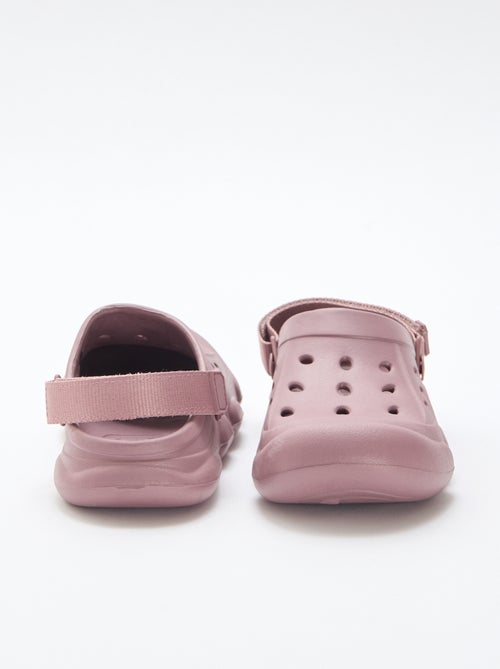 Paire de mules de plage fermées - Kiabi