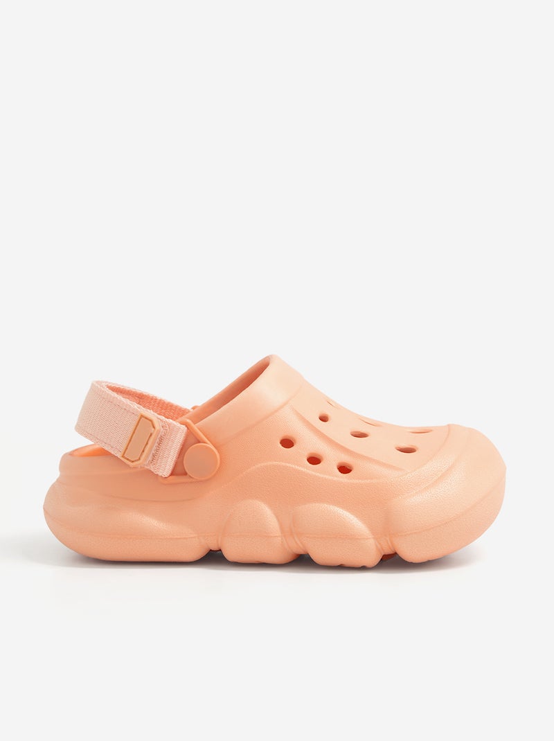 Paire de mules de plage Orange - Kiabi