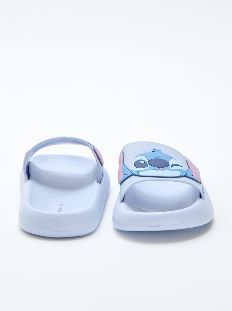Paire de mules 'Disney' 'Stitch' unie Bleu - Kiabi