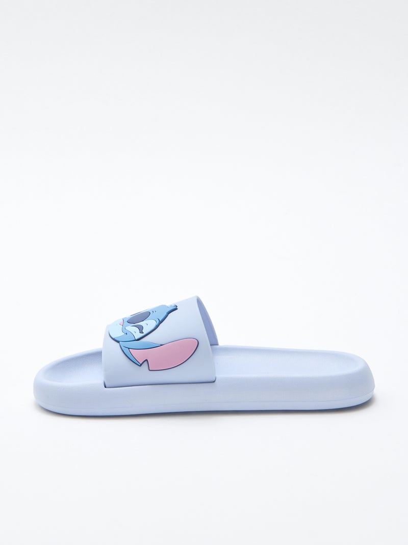 Paire de mules 'Disney' 'Stitch' unie Bleu - Kiabi