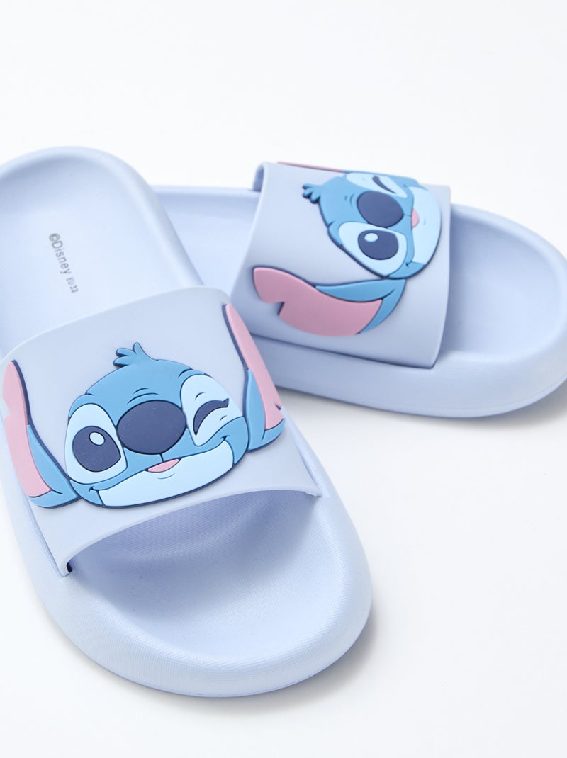 Paire de mules 'Disney' 'Stitch' unie Bleu - Kiabi