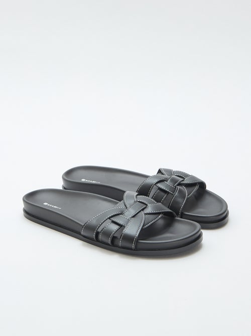 Paire de mules unies - Kiabi