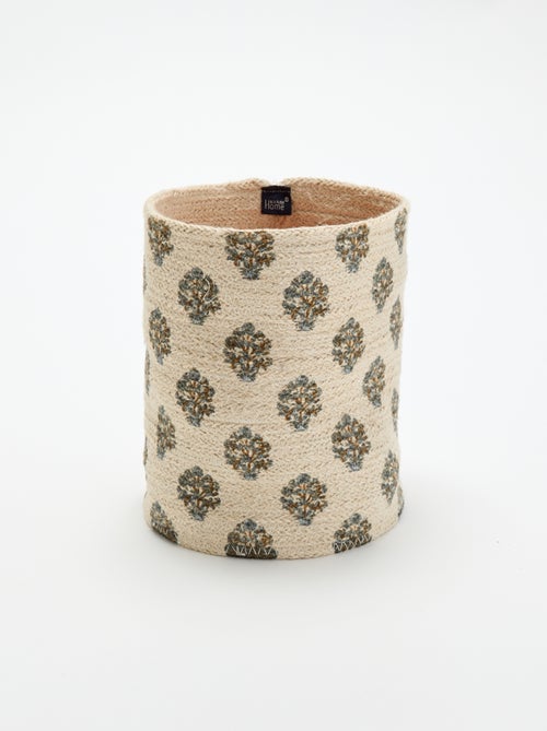 Panier de rangement en jute- Kiabi Home - Kiabi