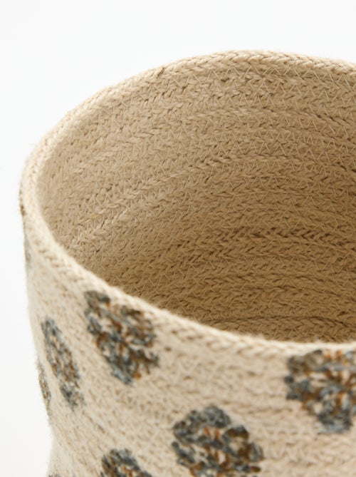 Panier de rangement en jute- Kiabi Home - Kiabi