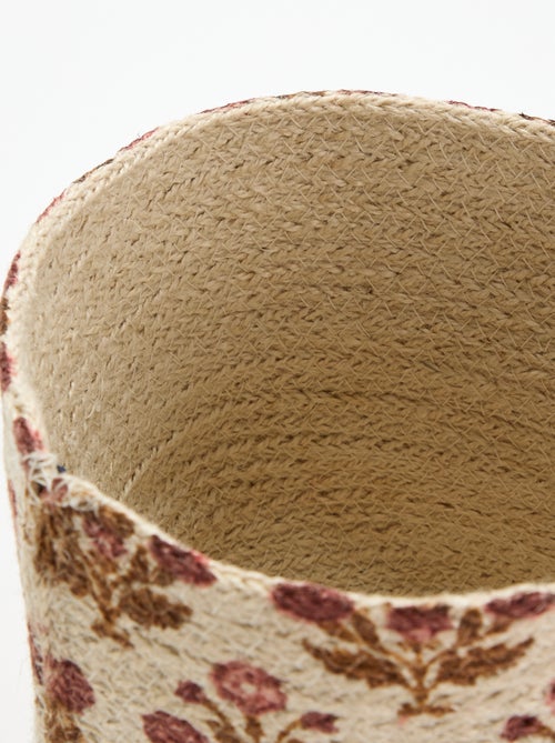 Panier de rangement en jute- Kiabi Home - Kiabi