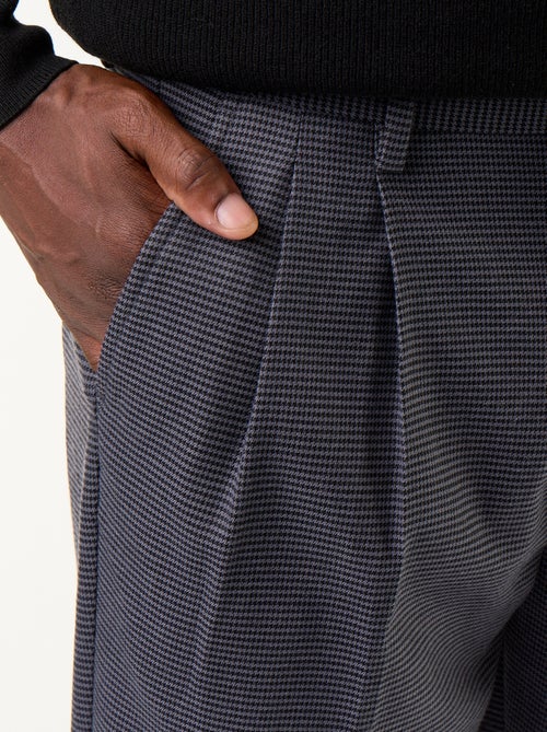 Pantalon à carreaux coupe fuselée - Kiabi