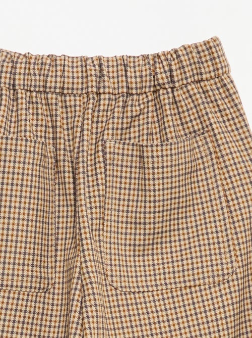 Pantalon à carreaux coupe large - Kiabi