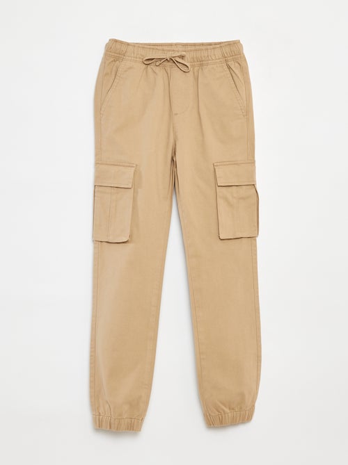 Pantalon avec poches et taille ajustable - Kiabi