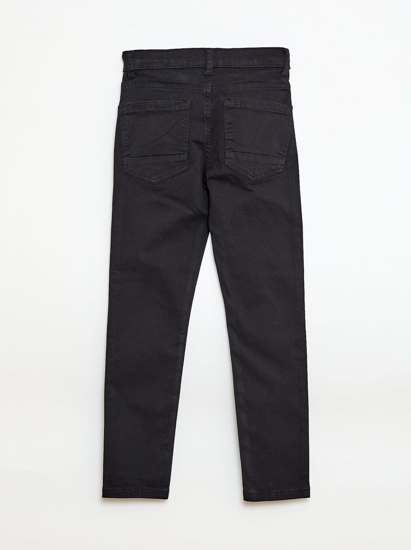 Pantalon basique skinny Noir - Kiabi