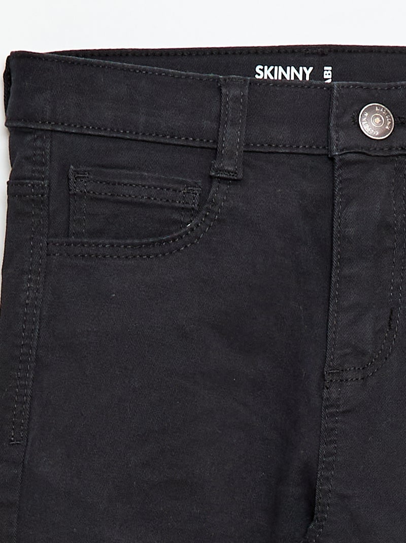 Pantalon basique skinny Noir - Kiabi