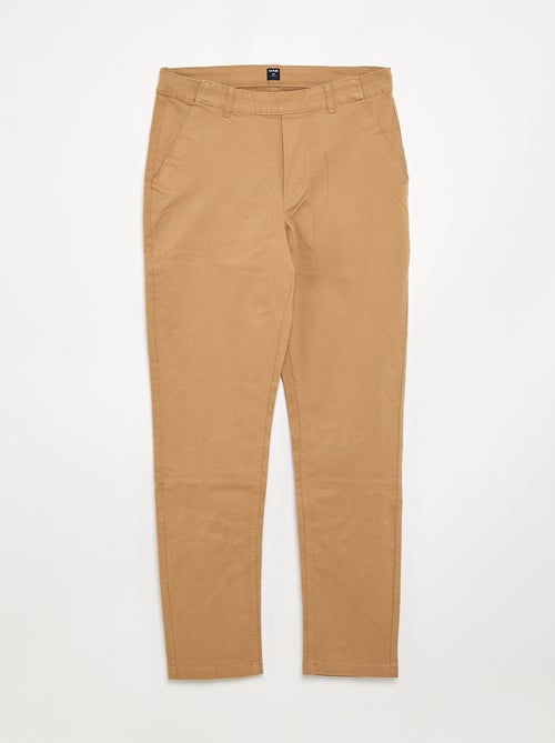 Pantalon chino - collection facile à enfiler - Kiabi