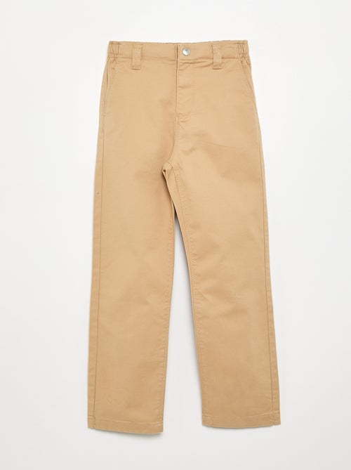 Pantalon chino - collection facile à enfiler - Kiabi