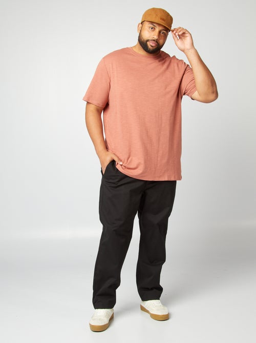 Pantalon chino droit - L30 - Kiabi