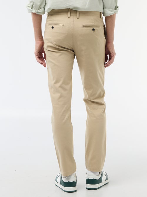 Pantalon chino en twill - Kiabi