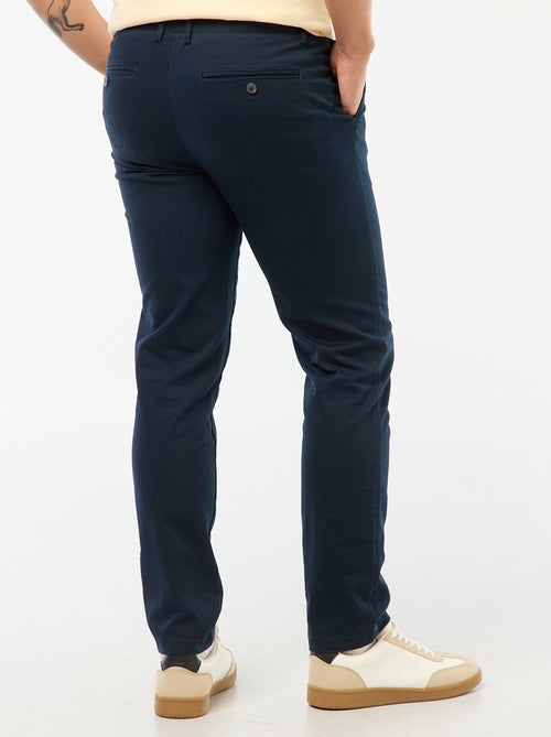 Pantalon chino en twill - Kiabi