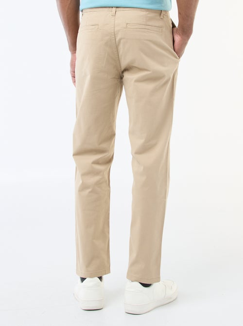 Pantalon chino regular - L30 - Kiabi