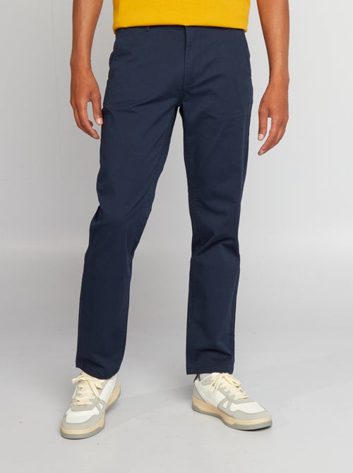 Pantalon chino regular - L32 - Kiabi