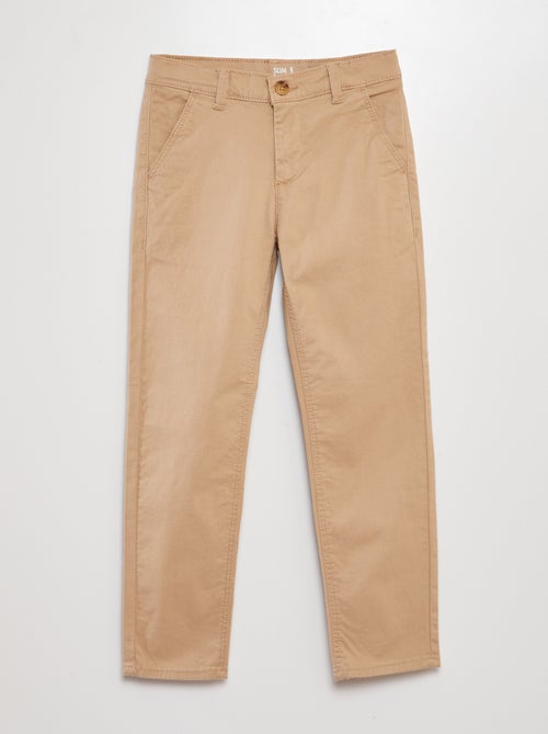 Pantalon chino slim - Kiabi