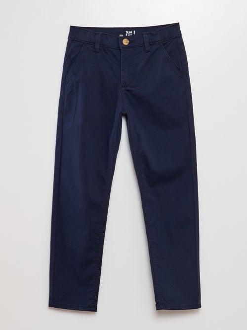 Pantalon chino slim - Kiabi