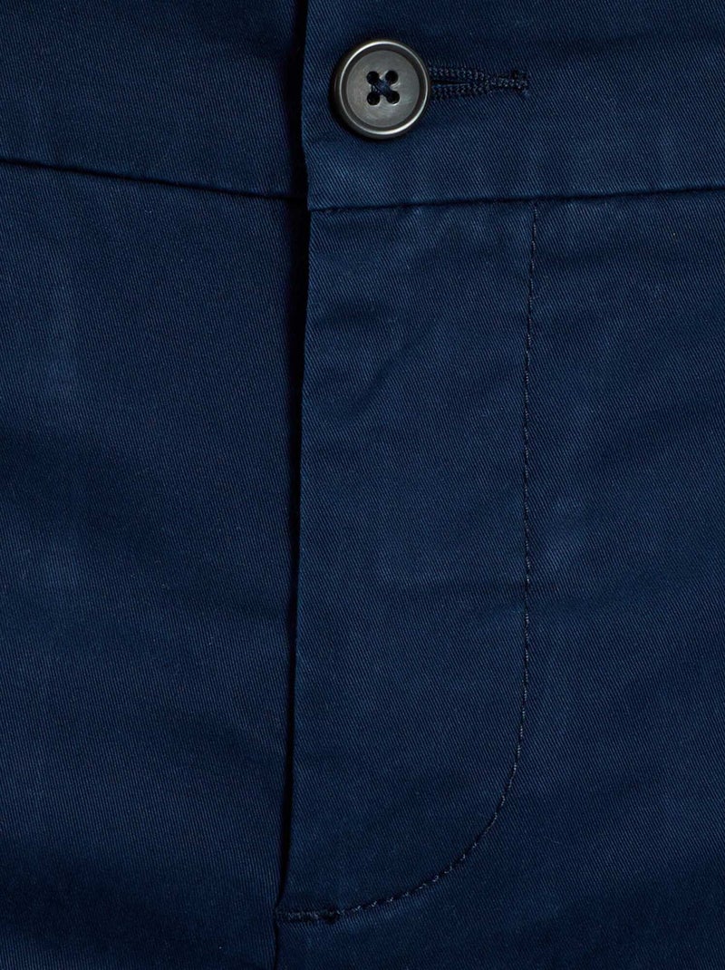 Pantalon chino slim Bleu - Kiabi
