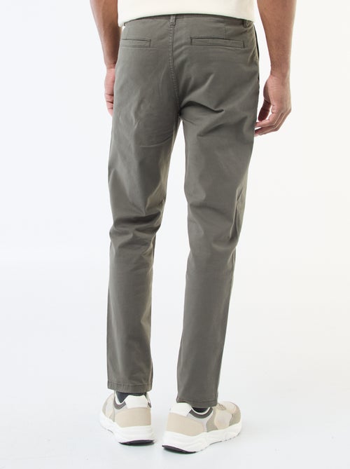 Pantalon chino slim L30 - Kiabi