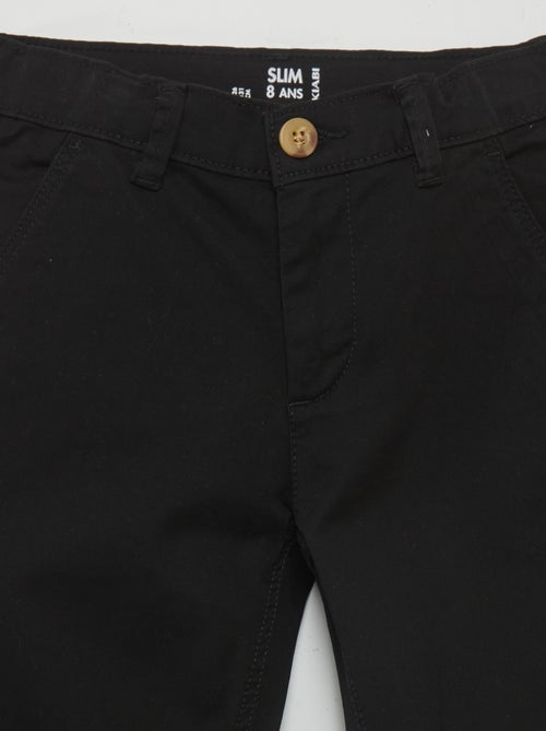Pantalon chino slim - Kiabi