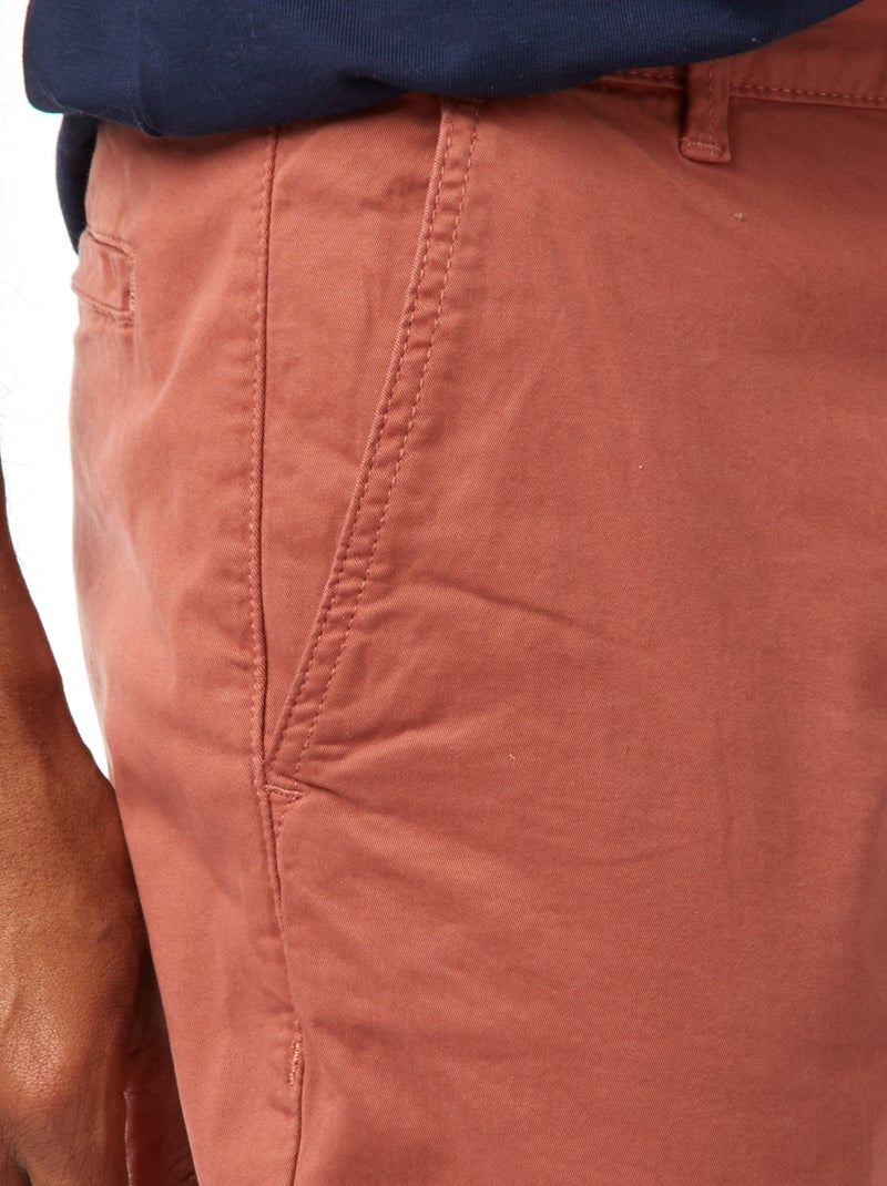 Pantalon chino slim Rose - Kiabi