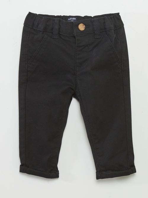 Pantalon chino uni - Kiabi