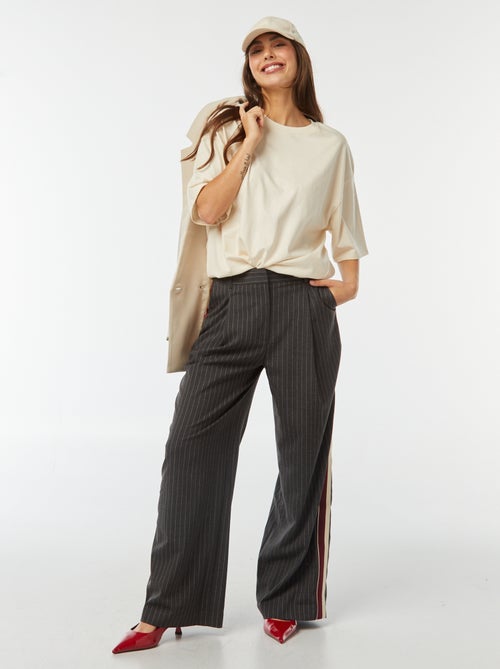 Pantalon city large - Kiabi