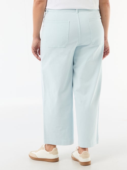 Pantalon coupe large / wide leg taille standard - Kiabi