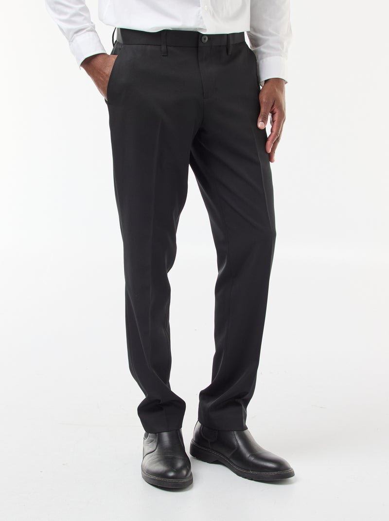 Pantalon de costume slim Noir - Kiabi