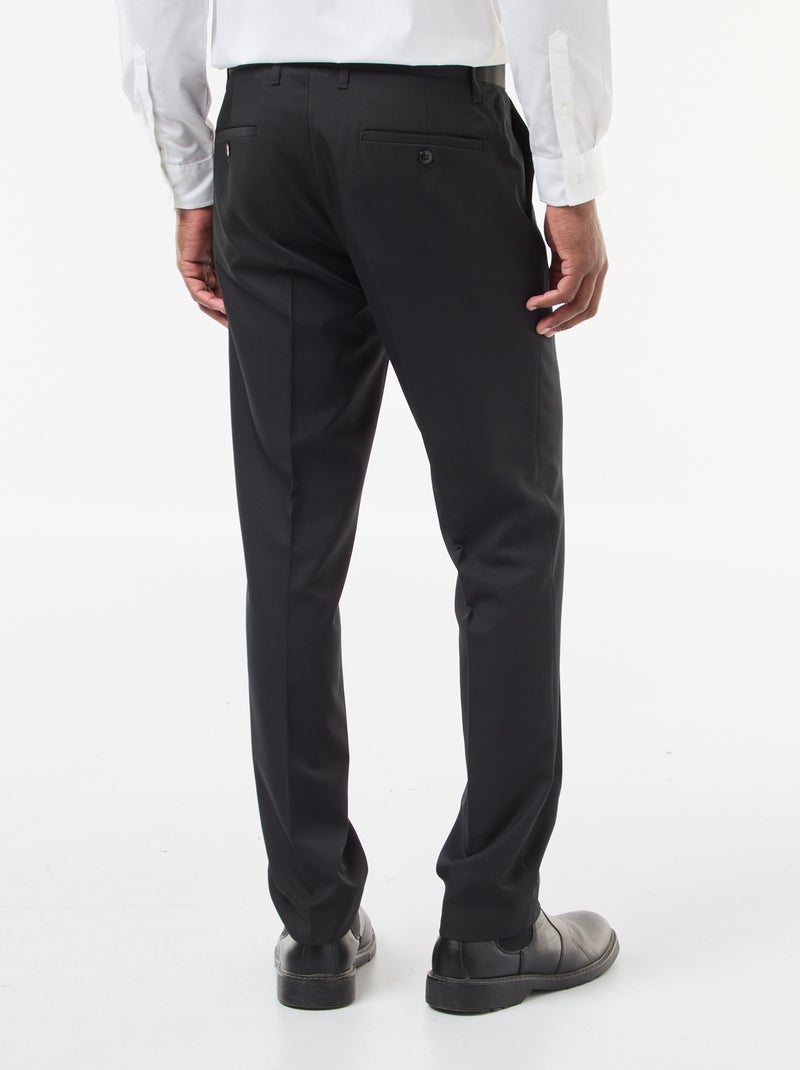 Pantalon de costume slim Noir - Kiabi