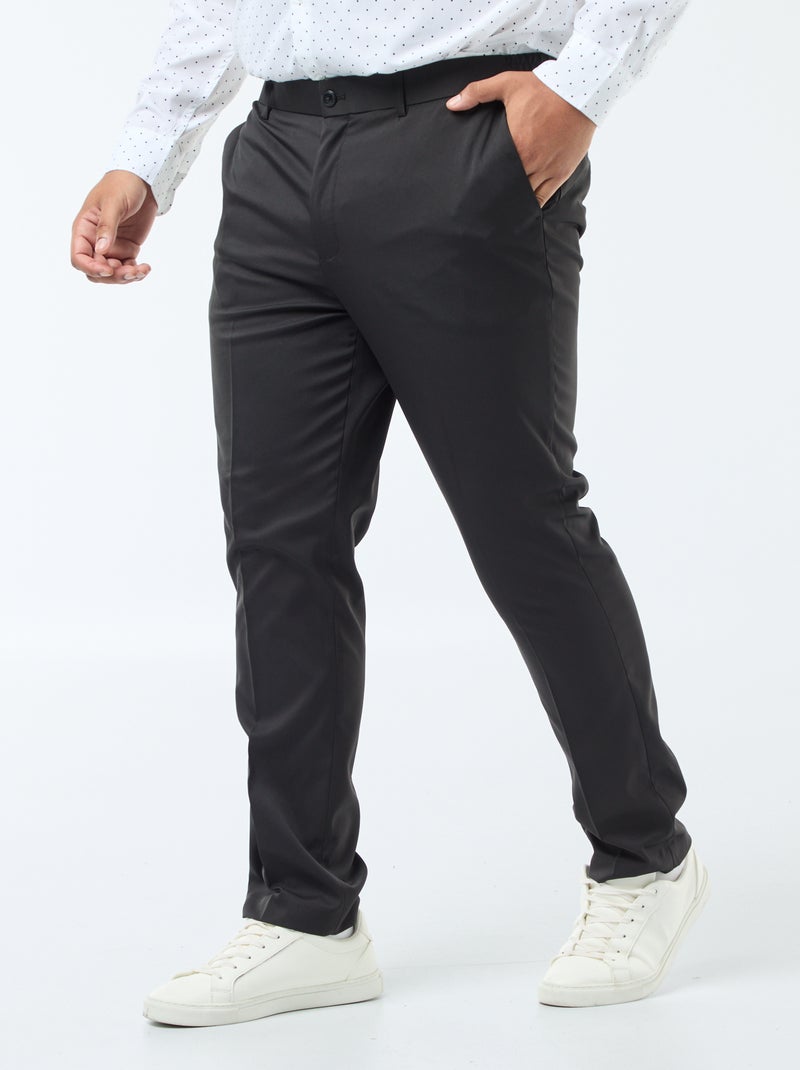 Pantalon de costume slim Noir - Kiabi