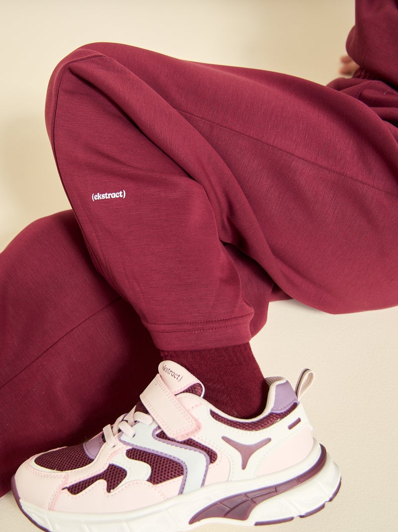 Pantalon de jogging - Ekstract Rouge - Kiabi